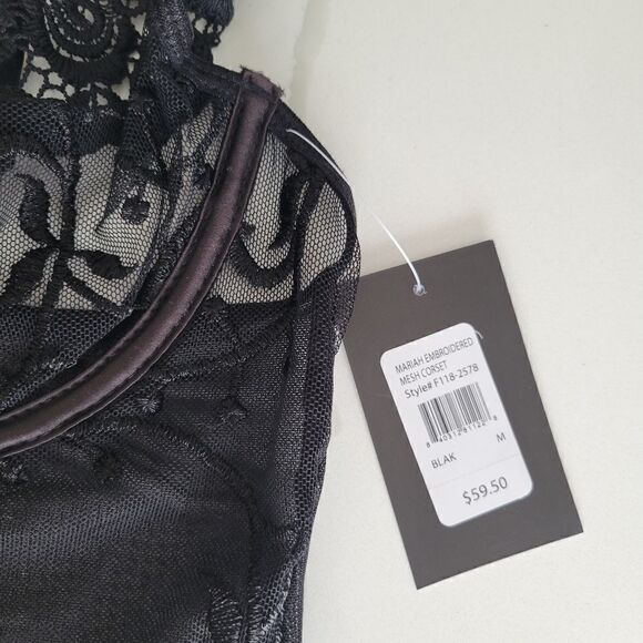 NEW Frederick's bustier Intimate Bra mesh size M - Picture 9 of 10